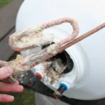 Limescale buildup