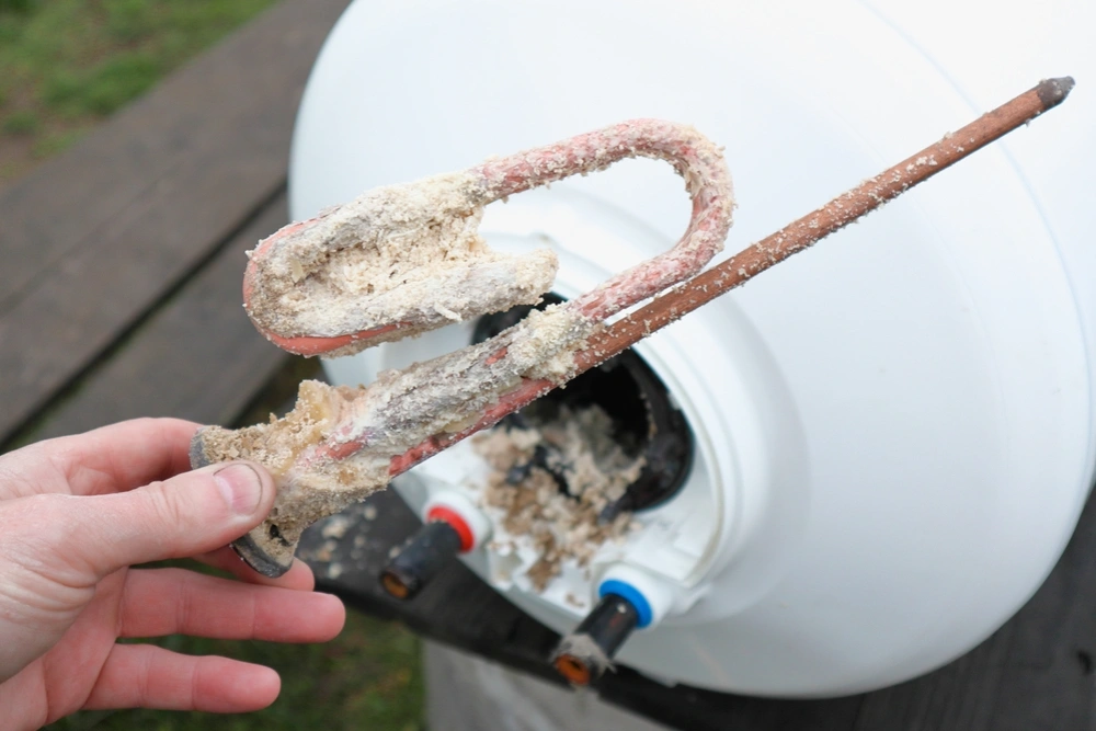 Limescale buildup