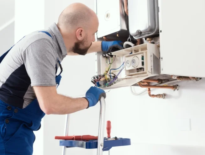 gas safety check vs boiler service